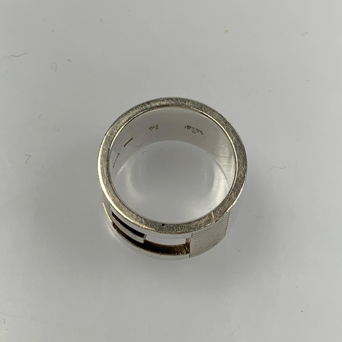 【Used】GUCCI | Gucci Branded G Wide Ring Ring Size: #13.5 Silver