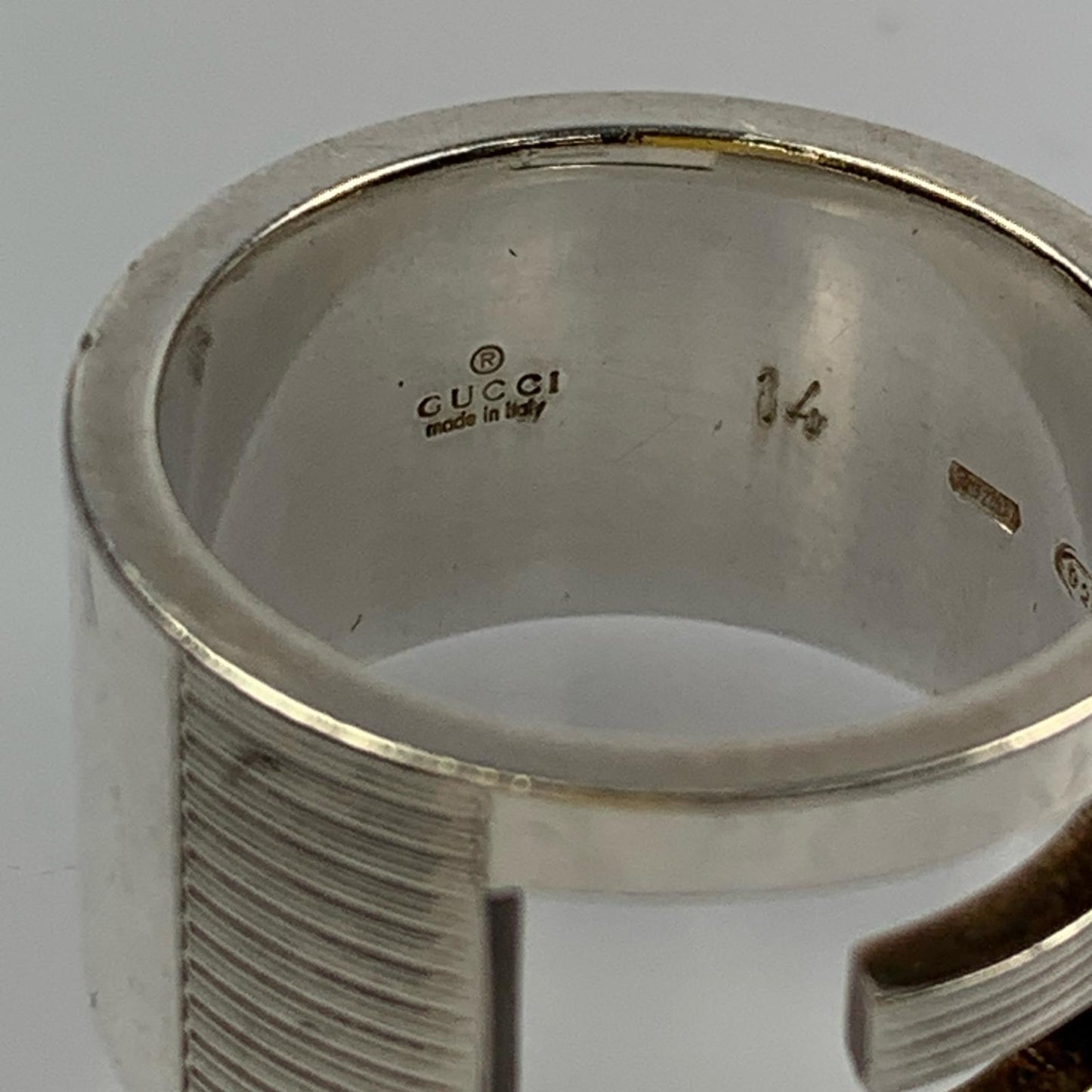 【Used】GUCCI | Gucci Branded G Wide Ring Ring Size: #13.5 Silver