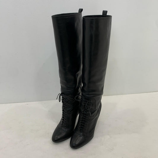 【中古】Dior | ディオール LACETS HIGH BOOT ブーツ サイズ:36 専売 ブラック