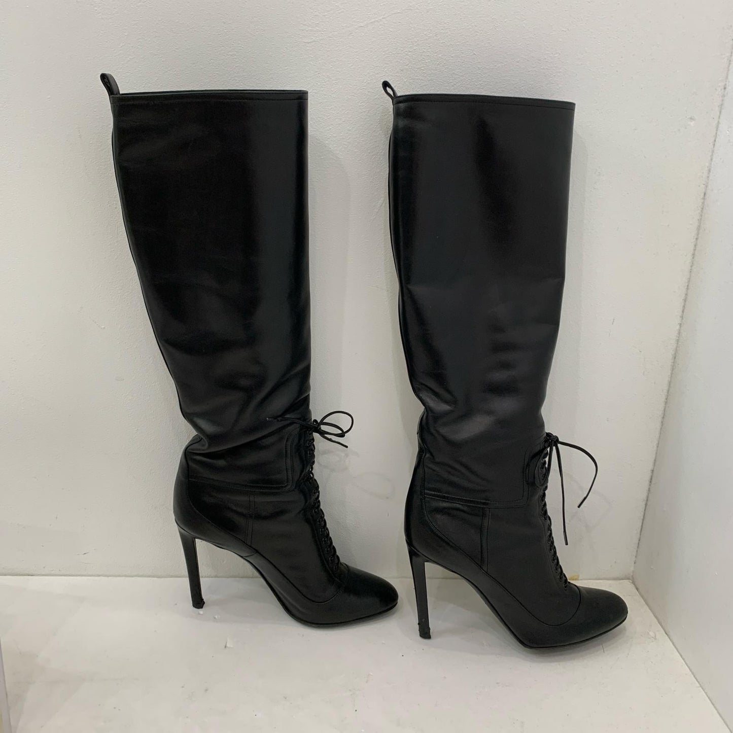 【中古】Dior | ディオール LACETS HIGH BOOT ブーツ サイズ:36 専売 ブラック