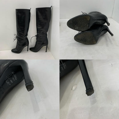 【中古】Dior | ディオール LACETS HIGH BOOT ブーツ サイズ:36 専売 ブラック