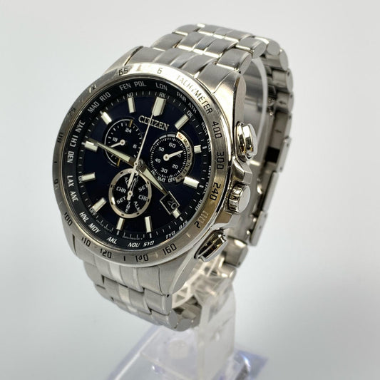 【中古】CITIZEN | シチズン 腕時計 CB5870-91L アナログ電波ソーラー シルバー