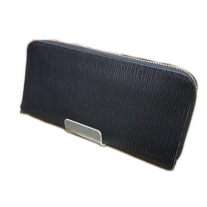 Used: aniary | Aniary Wave Leather Long Wallet 16-20019 Black