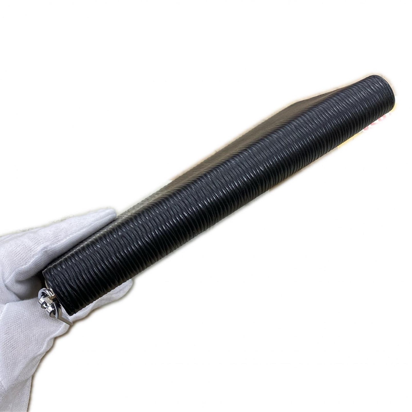 Used: aniary | Aniary Wave Leather Long Wallet 16-20019 Black
