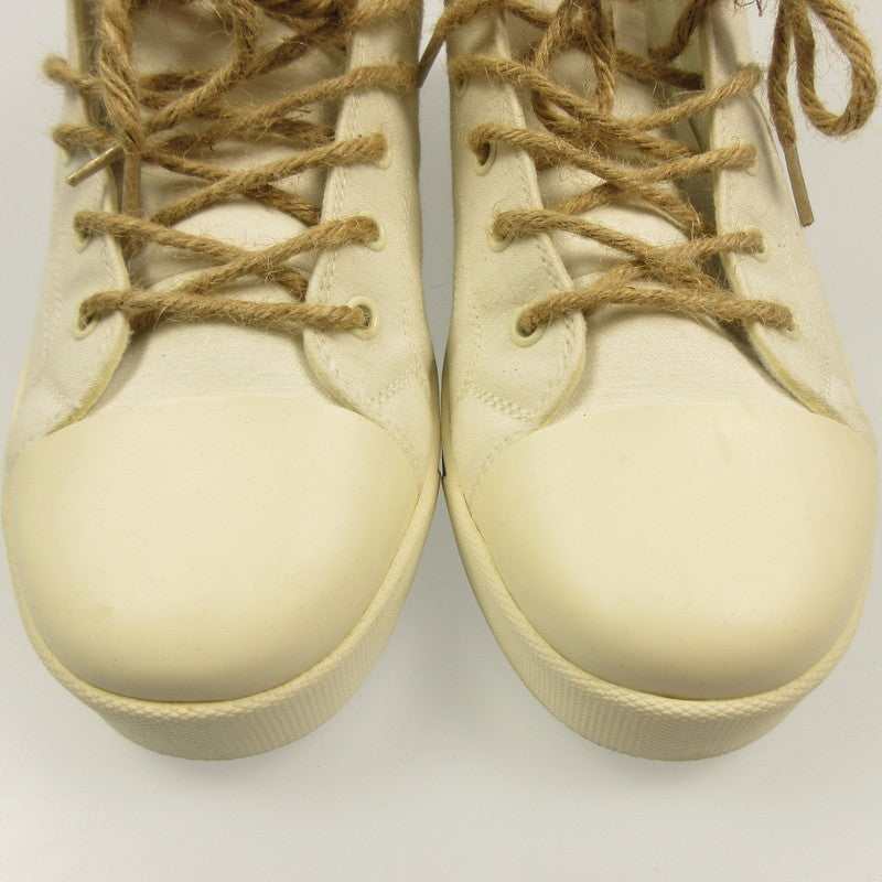 [Used] Sangacio | Sangacchio "Nyu~zu Organic HI" Sneakers Ivory 26.5cm