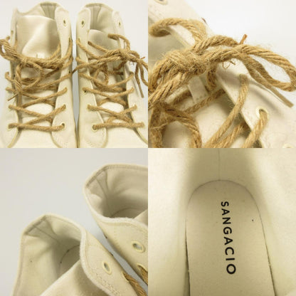 [Used] Sangacio | Sangacchio "Nyu~zu Organic HI" Sneakers Ivory 26.5cm