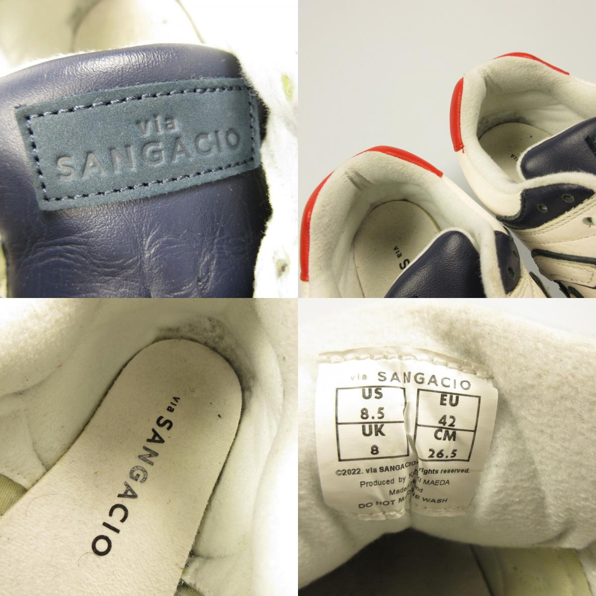 [Used] Sangacio | Sangaccho "Nyu-zu 'Tricolor'" Sneakers 10th Anniversary Multicolor 26.5cm