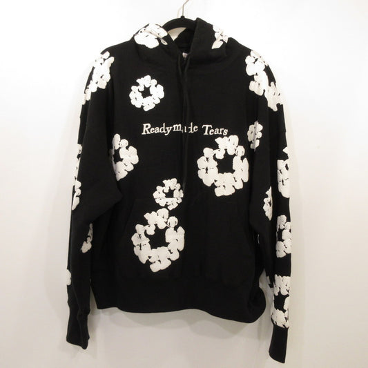 【中古】READYMADE | レディメイド COTTON WREATH HOODIE パーカー RE-DT-BK-00-00-08 ブラック サイズ：L