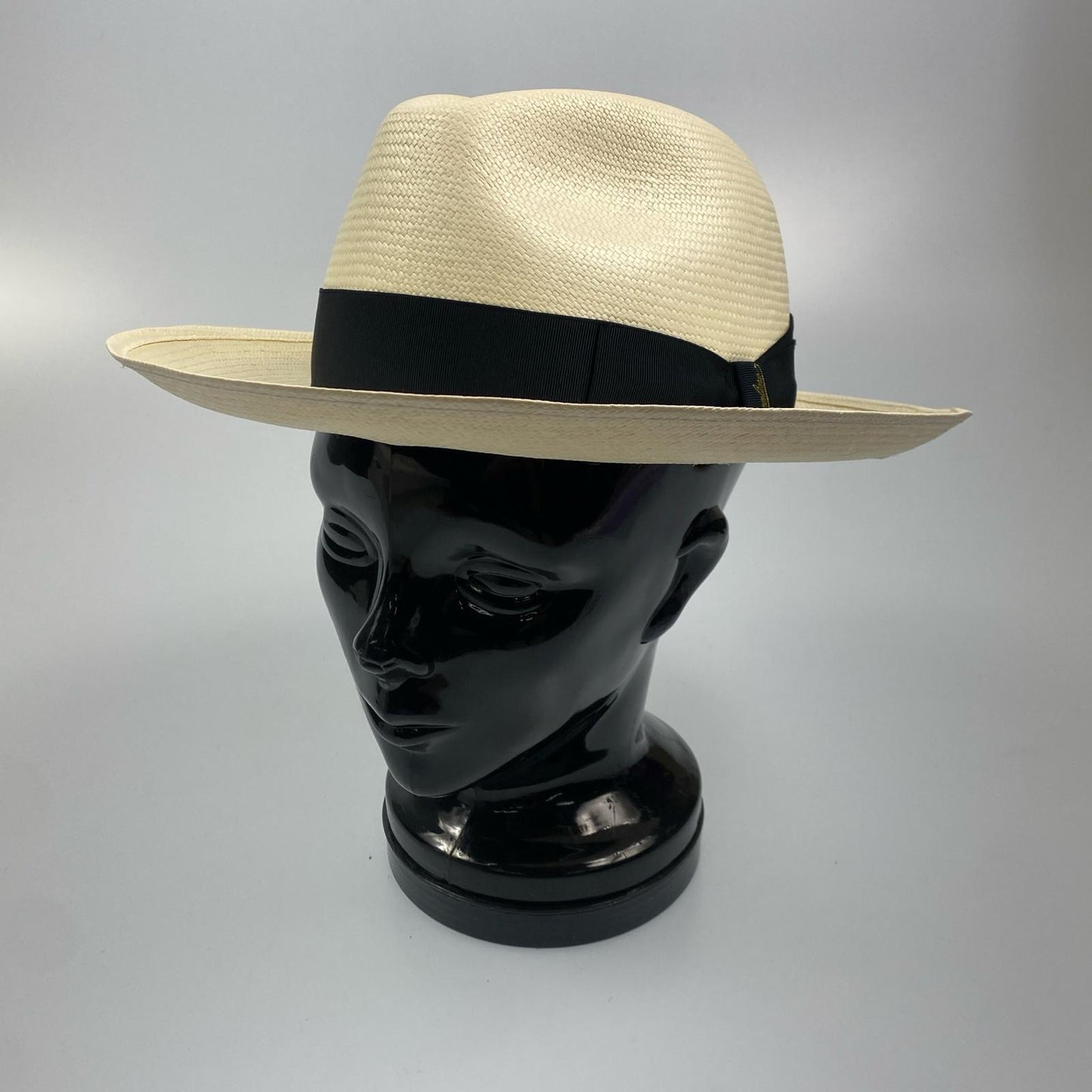 Used Borsalino Panama Hat Hat White Size: 58