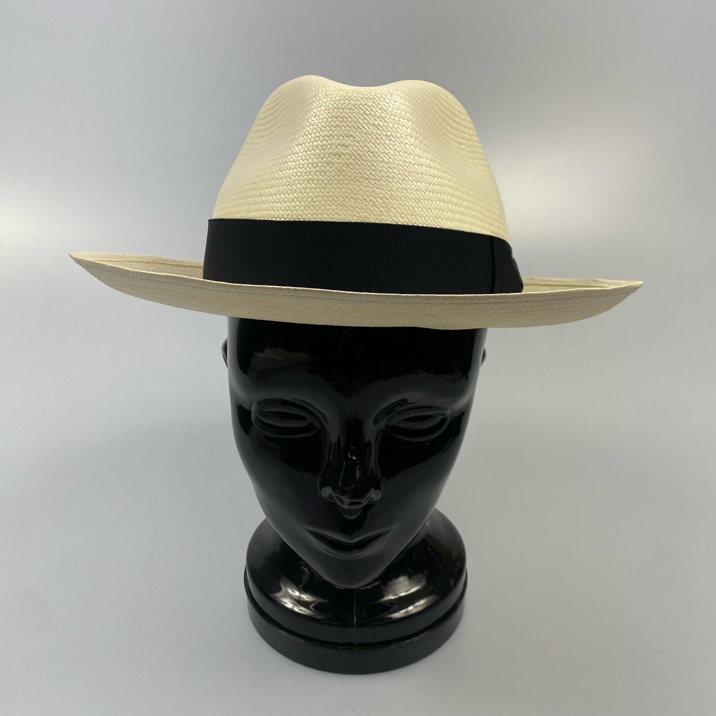 Used Borsalino Panama Hat Hat White Size: 58