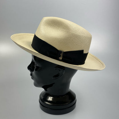 Used Borsalino Panama Hat Hat White Size: 58