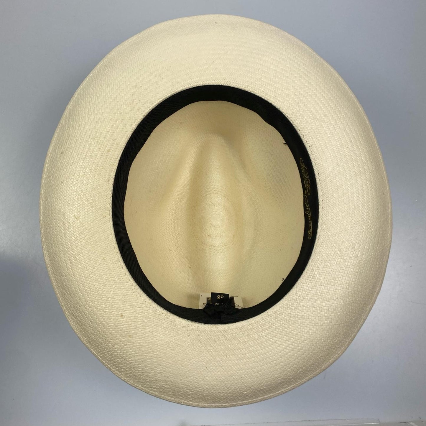 Used Borsalino Panama Hat Hat White Size: 58
