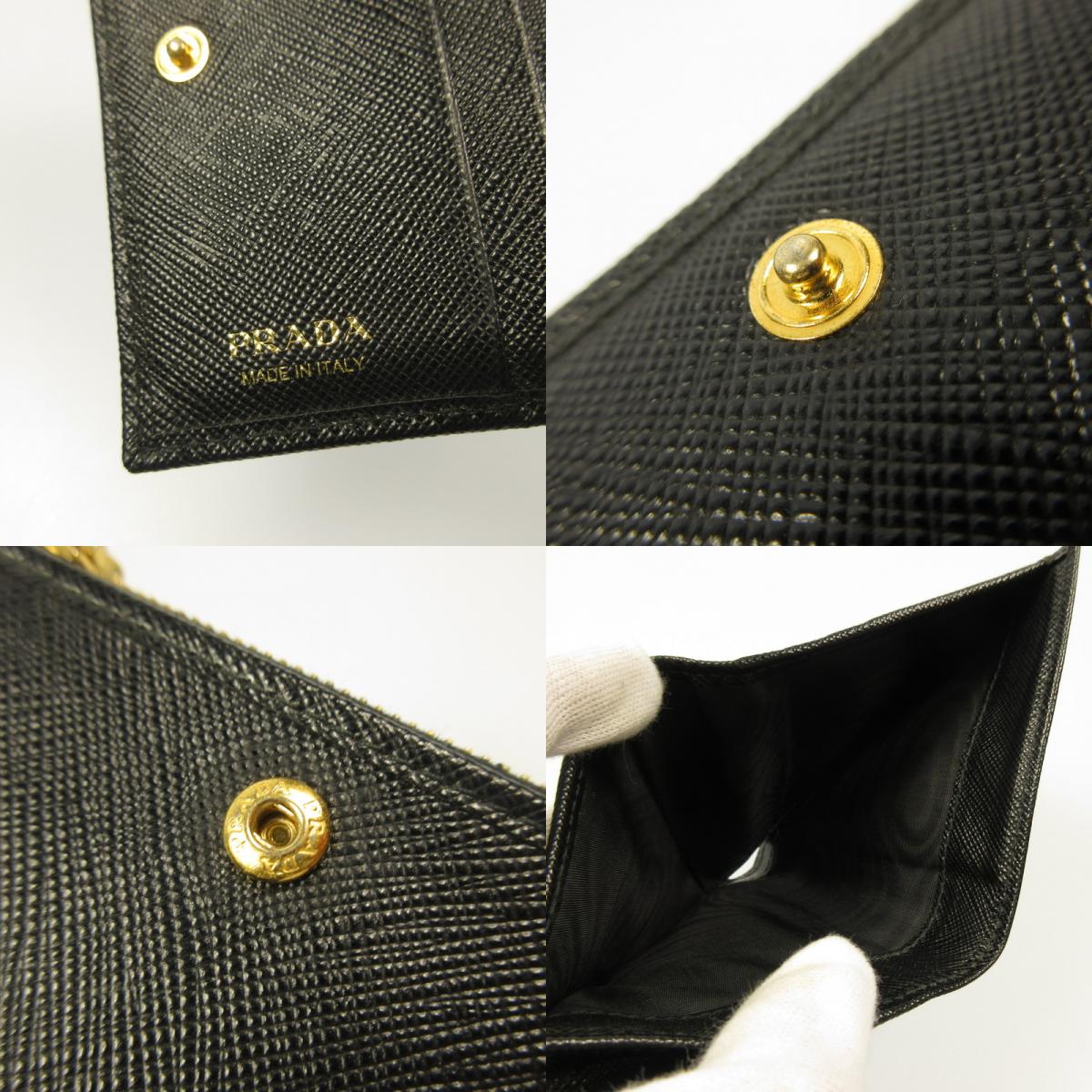 [Used] PRADA | Prada Triangle Wallet Long Wallet 1ML050