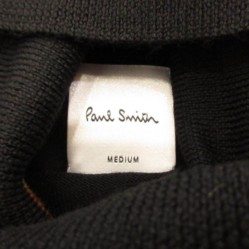Used Paul Smith | Paul Smith High-Gauge Turtleneck Knit Sweater 253450 Black Size: M