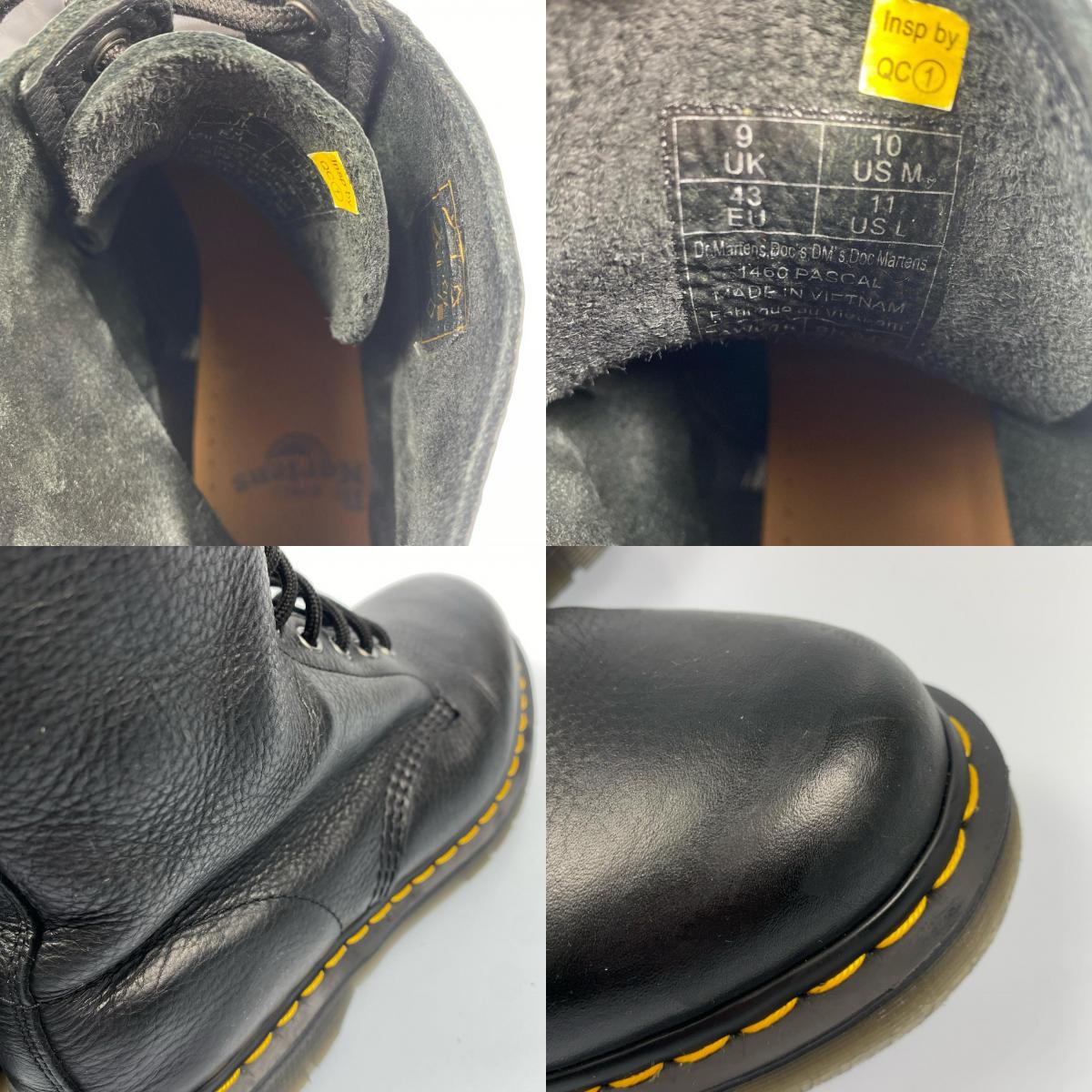 Used] Dr. Martens | Dr. Martens AMBASSADOR 1460 PASCAL 8-Eye Boots 31981001 Size: UK9 Black