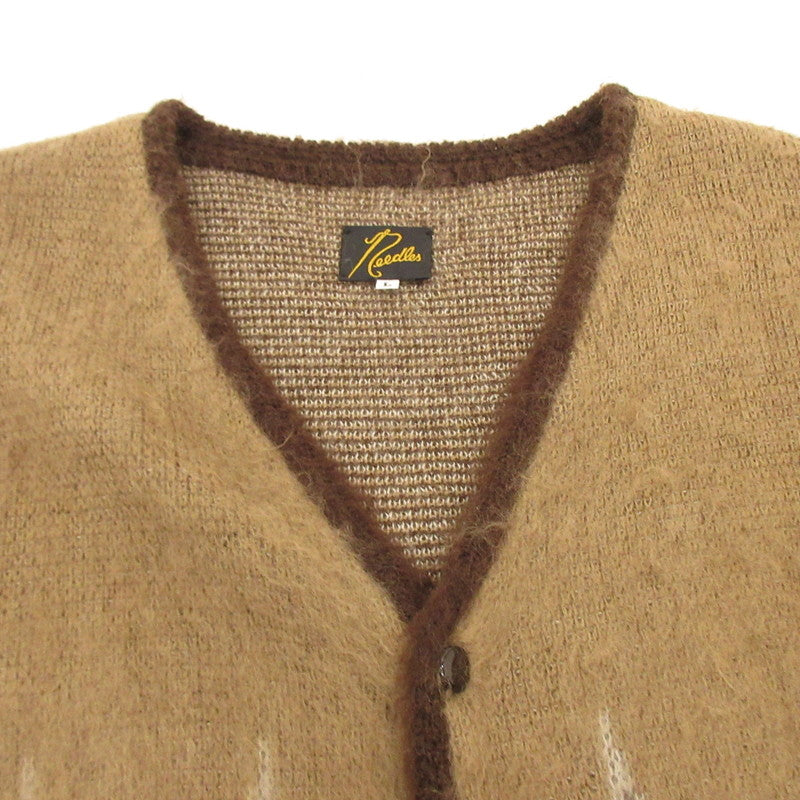 【Used】Needles | Needles Flame Mohair Cardigan Cardigan J0397 JOURNAL STANDARD Special Order Brown Size: L