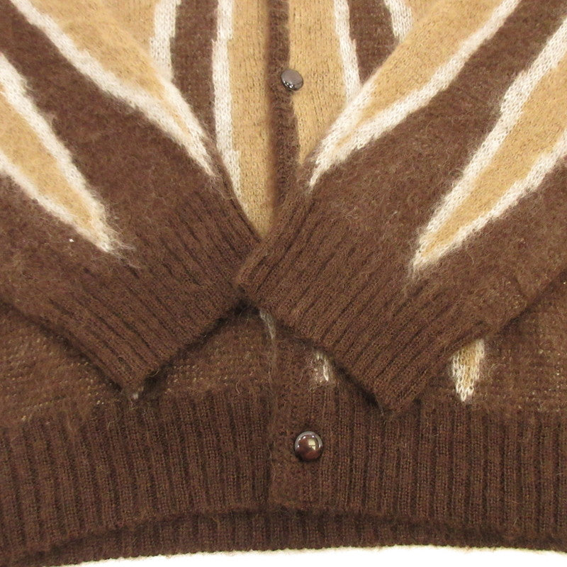 【Used】Needles | Needles Flame Mohair Cardigan Cardigan J0397 JOURNAL STANDARD Special Order Brown Size: L
