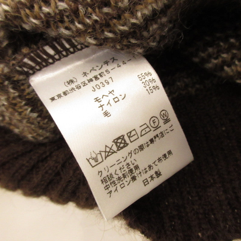 【Used】Needles | Needles Flame Mohair Cardigan Cardigan J0397 JOURNAL STANDARD Special Order Brown Size: L