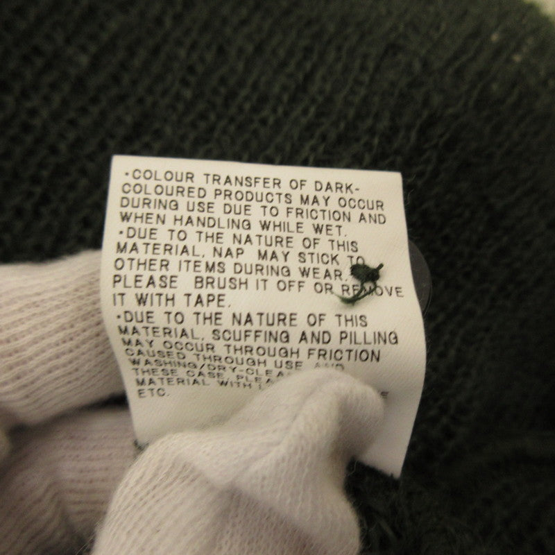 Used] Mohair Cardigan W/Pocket Solid Cardigan Green Size: L