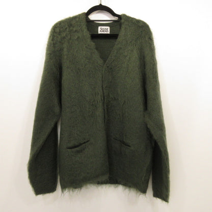 Used] Mohair Cardigan W/Pocket Solid Cardigan Green Size: L