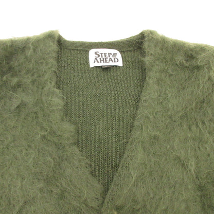 Used] Mohair Cardigan W/Pocket Solid Cardigan Green Size: L