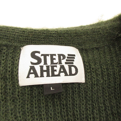 Used] Mohair Cardigan W/Pocket Solid Cardigan Green Size: L