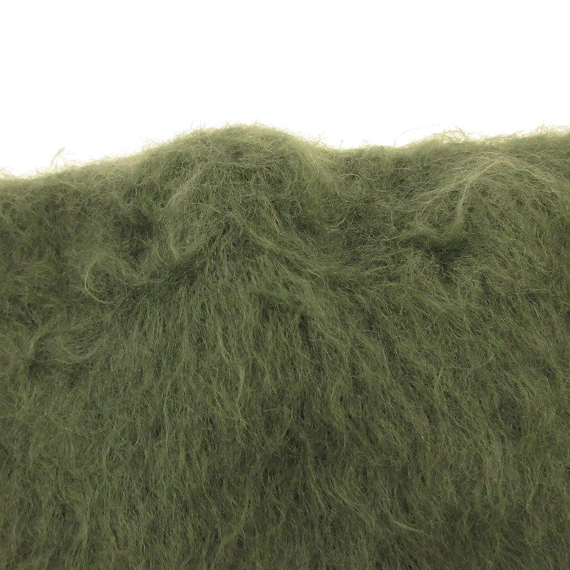 Used] Mohair Cardigan W/Pocket Solid Cardigan Green Size: L