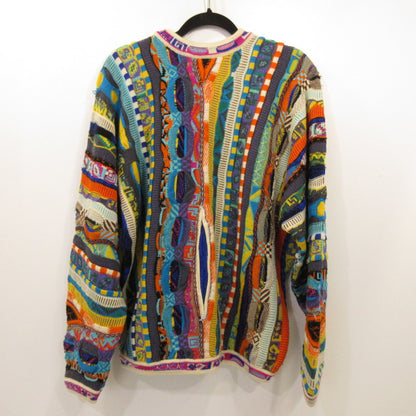 [Used] COOGI | 3D Knit Sweater Made in Australia Multi-color Size: M