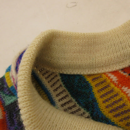 [Used] COOGI | 3D Knit Sweater Made in Australia Multi-color Size: M
