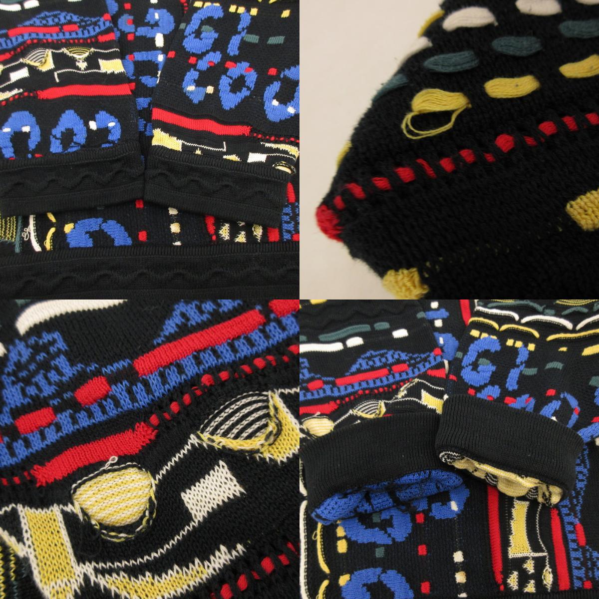 [Used] COOGI | 3D Knit Sweater Made in Australia Multi-color Size: M