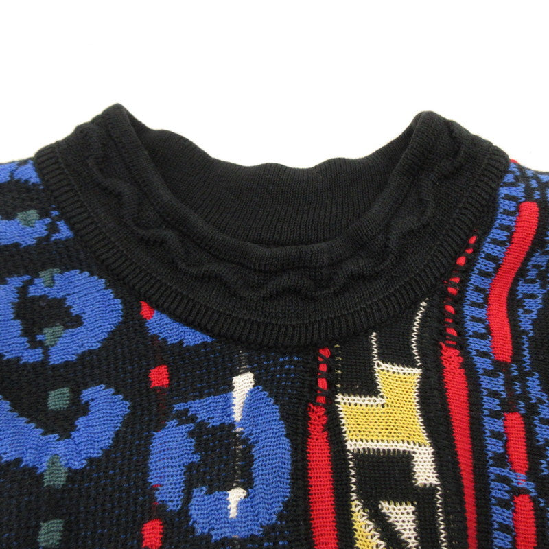 [Used] COOGI | 3D Knit Sweater Made in Australia Multi-color Size: M