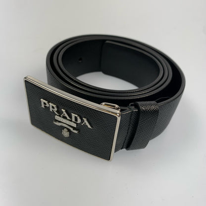 【Used】PRADA | Prada Saffiano Leather Belt Belt 2CC534 Size: 85/34