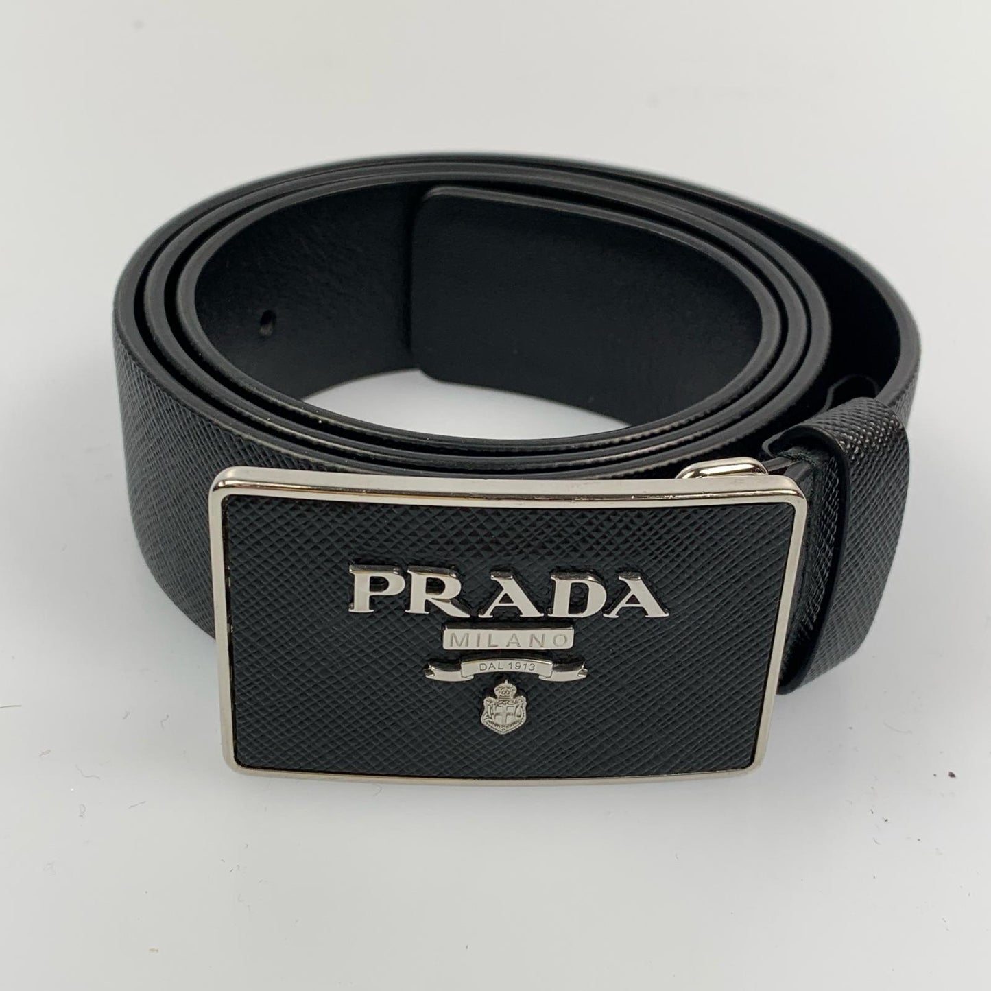 【Used】PRADA | Prada Saffiano Leather Belt Belt 2CC534 Size: 85/34