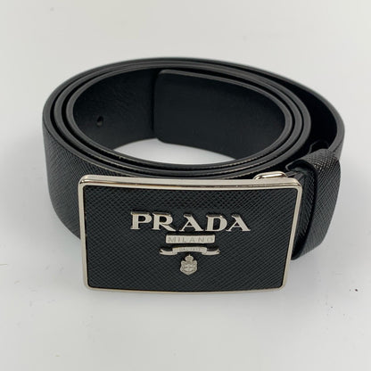 【Used】PRADA | Prada Saffiano Leather Belt Belt 2CC534 Size: 85/34