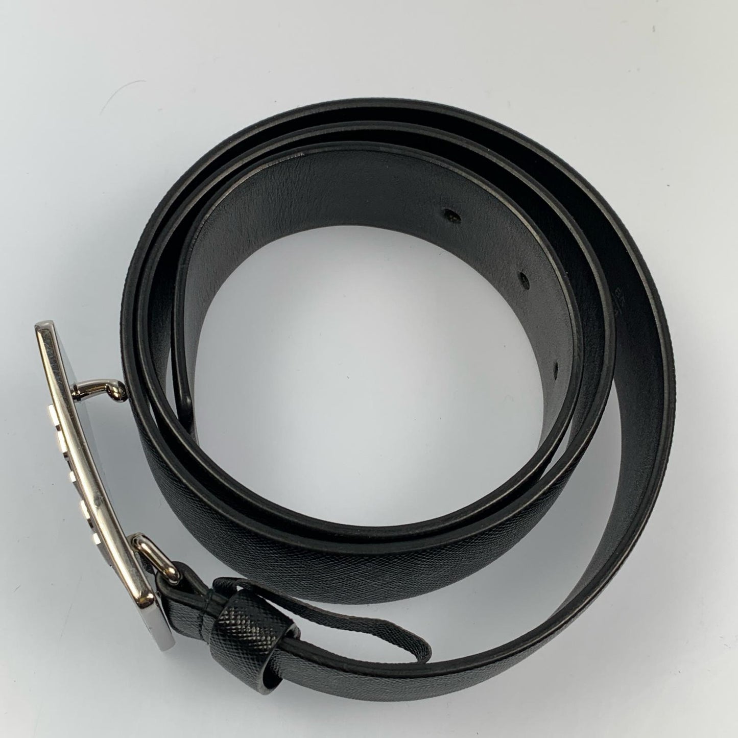 【Used】PRADA | Prada Saffiano Leather Belt Belt 2CC534 Size: 85/34