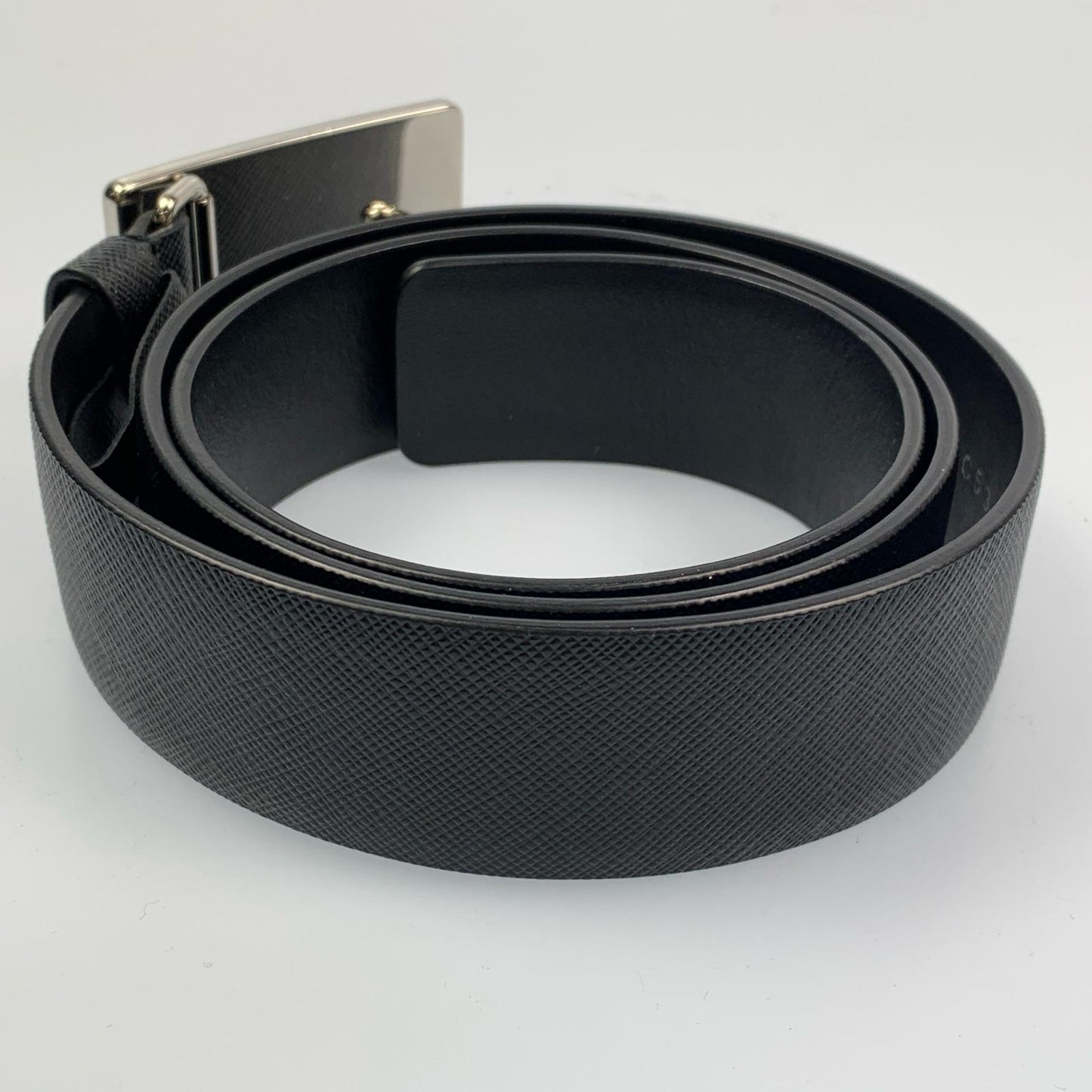 【Used】PRADA | Prada Saffiano Leather Belt Belt 2CC534 Size: 85/34