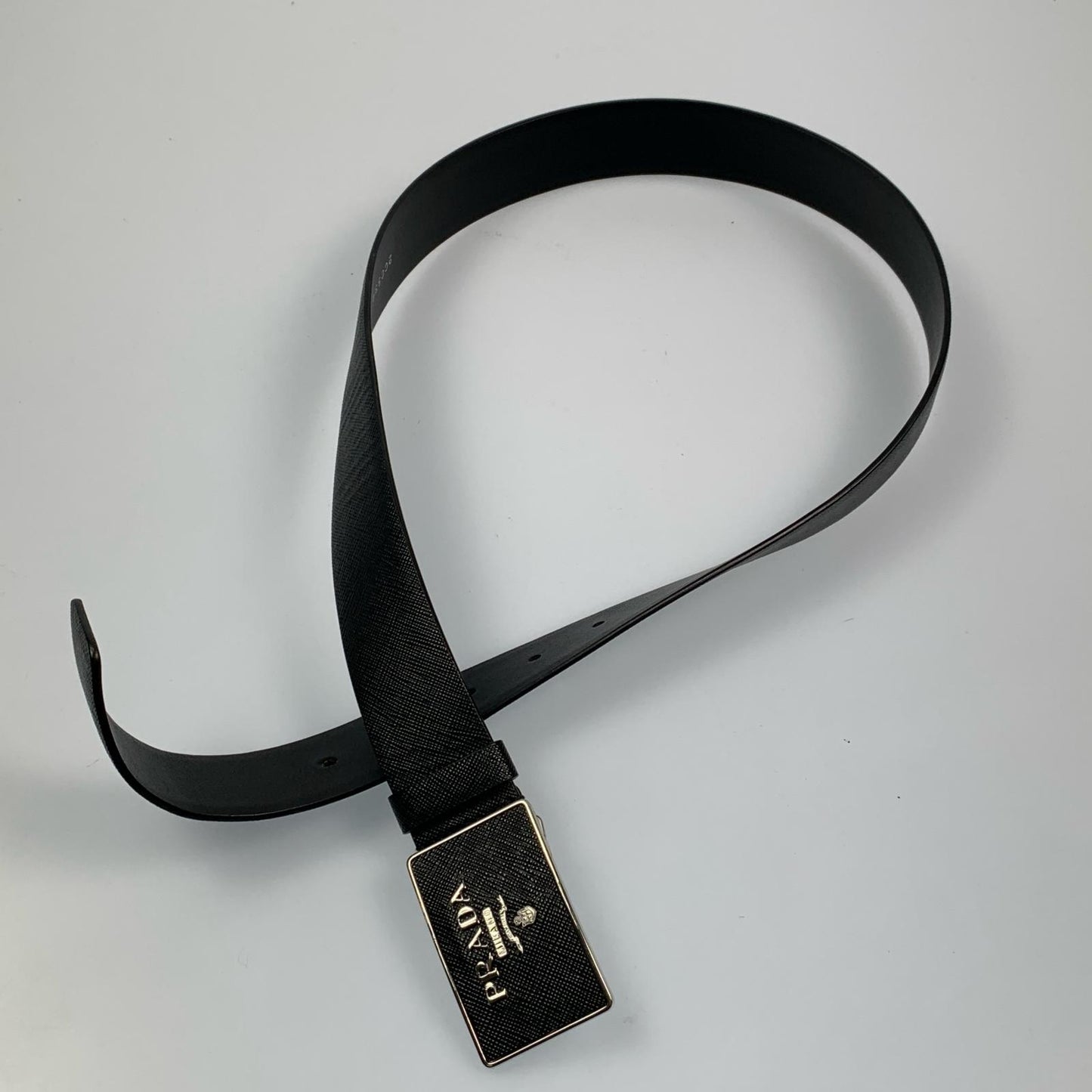 【Used】PRADA | Prada Saffiano Leather Belt Belt 2CC534 Size: 85/34