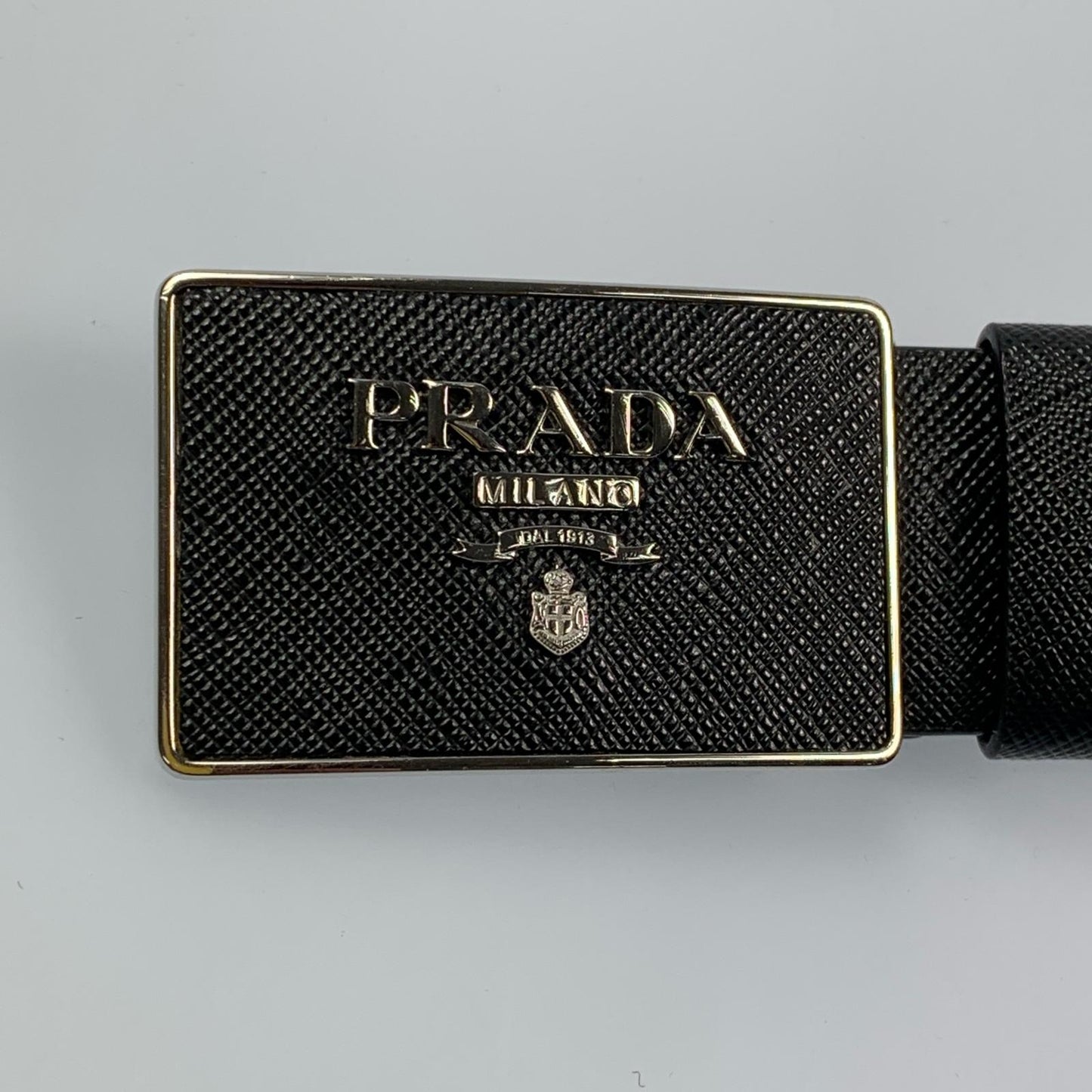 【Used】PRADA | Prada Saffiano Leather Belt Belt 2CC534 Size: 85/34