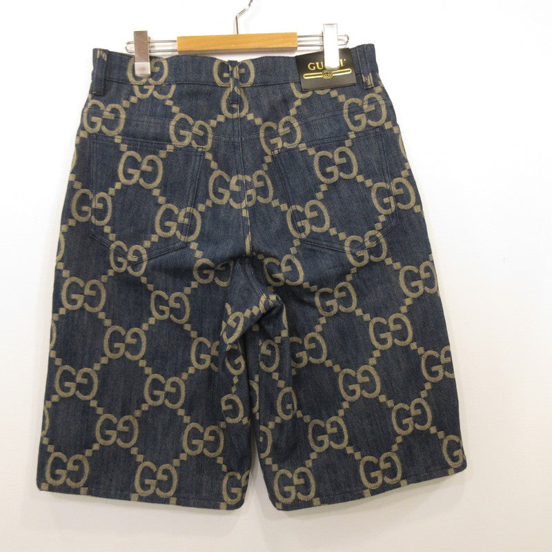 Used] GUCCI | Gucci Pineapple Jumbo GG Shorts 674371 Blue Size: 32