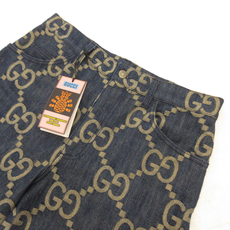 Used] GUCCI | Gucci Pineapple Jumbo GG Shorts 674371 Blue Size: 32