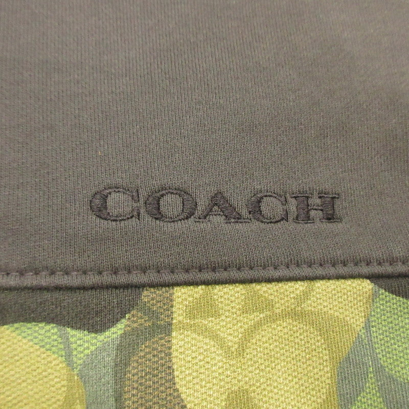 【中古】COACH | コーチ カモ フーディー パーカー CL332 ブラック サイズ：L
