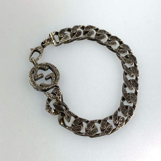 【中古】GUCCI | グッチ インターロッキングG ブレスレット 454285 ｻｲｽﾞ:19CM