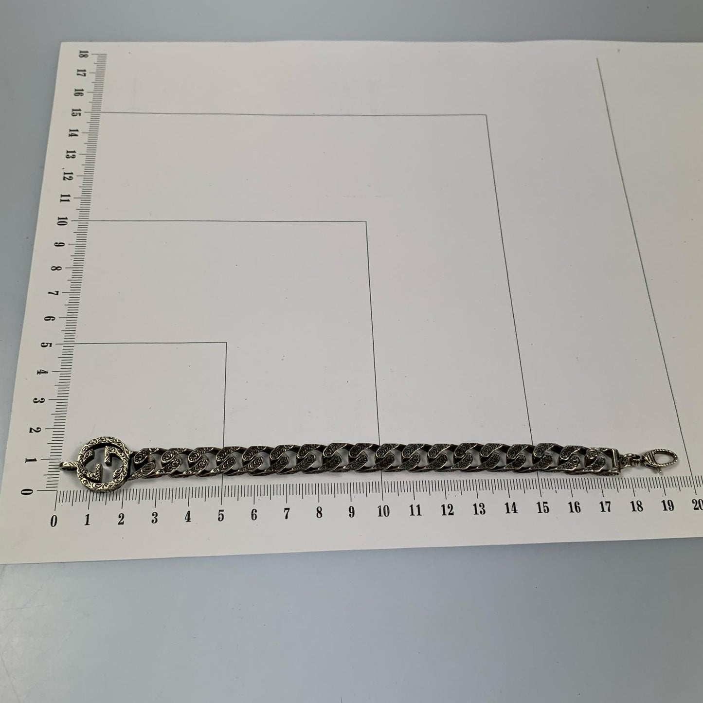 [Used] GUCCI | Gucci Interlocking G Bracelet 454285 Size: 19cm