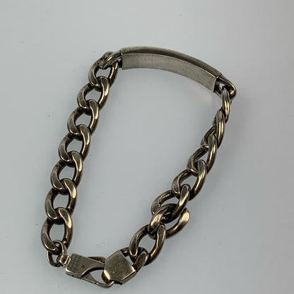 【Used】GUCCI | Gucci Enamel Logo Plate Bracelet 678712 Size: 19CM
