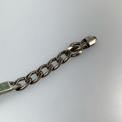 【Used】GUCCI | Gucci Enamel Logo Plate Bracelet 678712 Size: 19CM