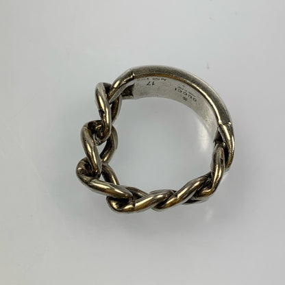 Used] GUCCI | Gucci Enamel Logo Plate Ring 678711