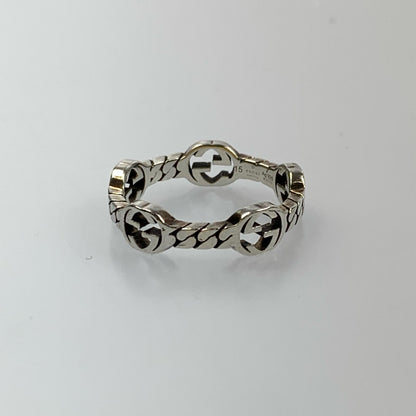【Used】GUCCI | Interlocking G Ring 661523 Size: #14.5