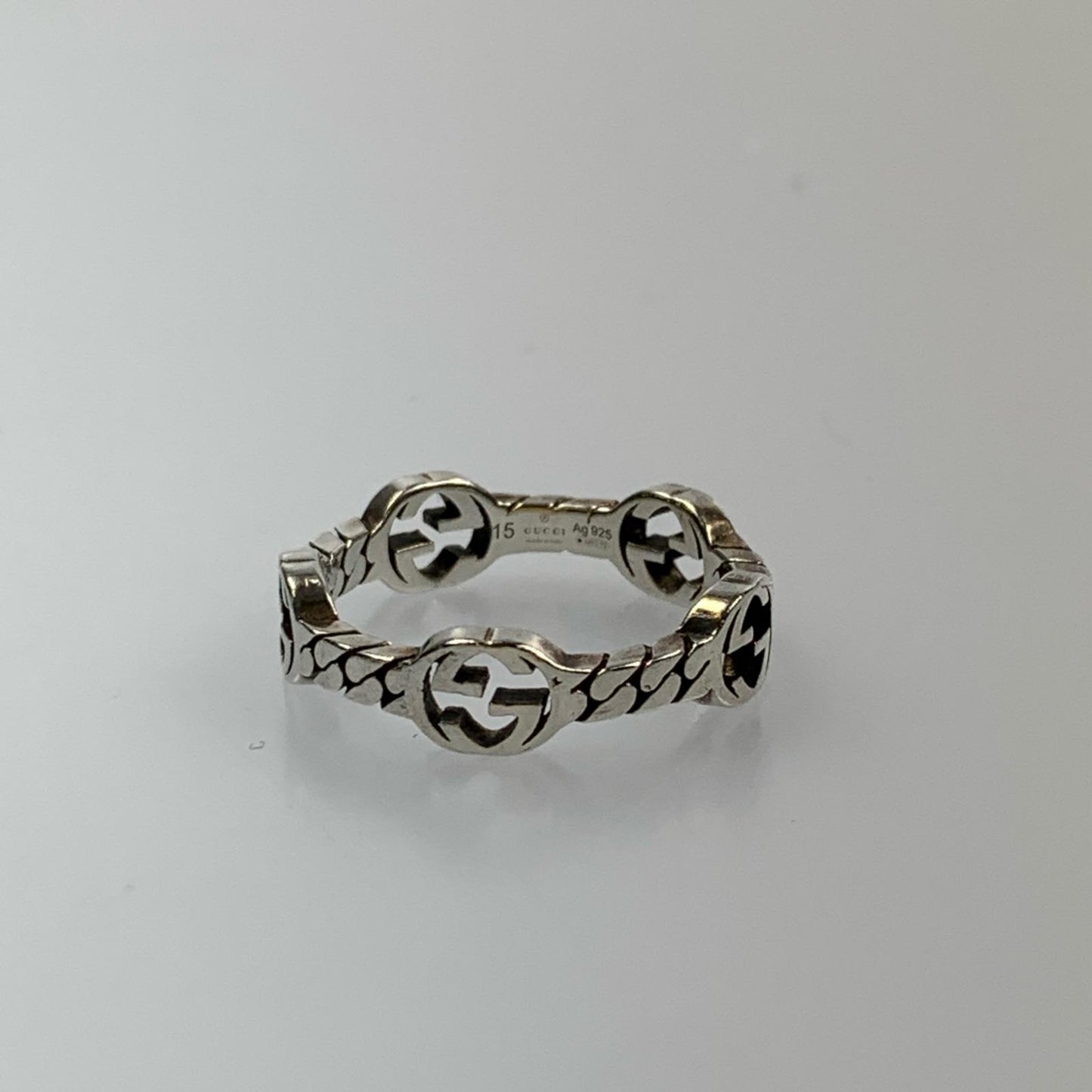 【Used】GUCCI | Interlocking G Ring 661523 Size: #14.5