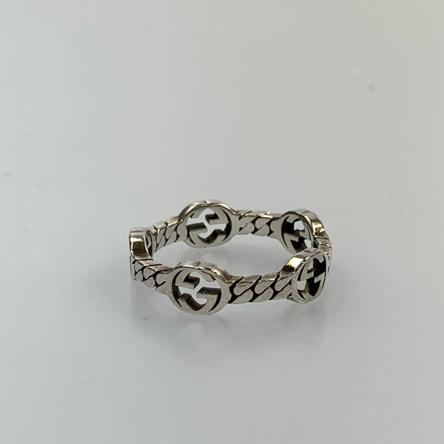 【Used】GUCCI | Interlocking G Ring 661523 Size: #14.5