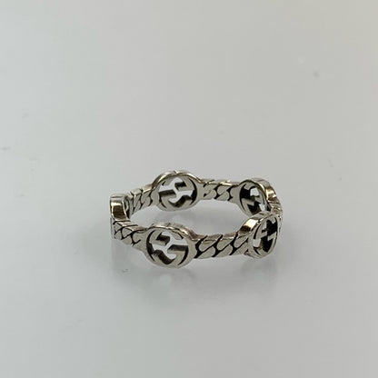 【Used】GUCCI | Interlocking G Ring 661523 Size: #14.5